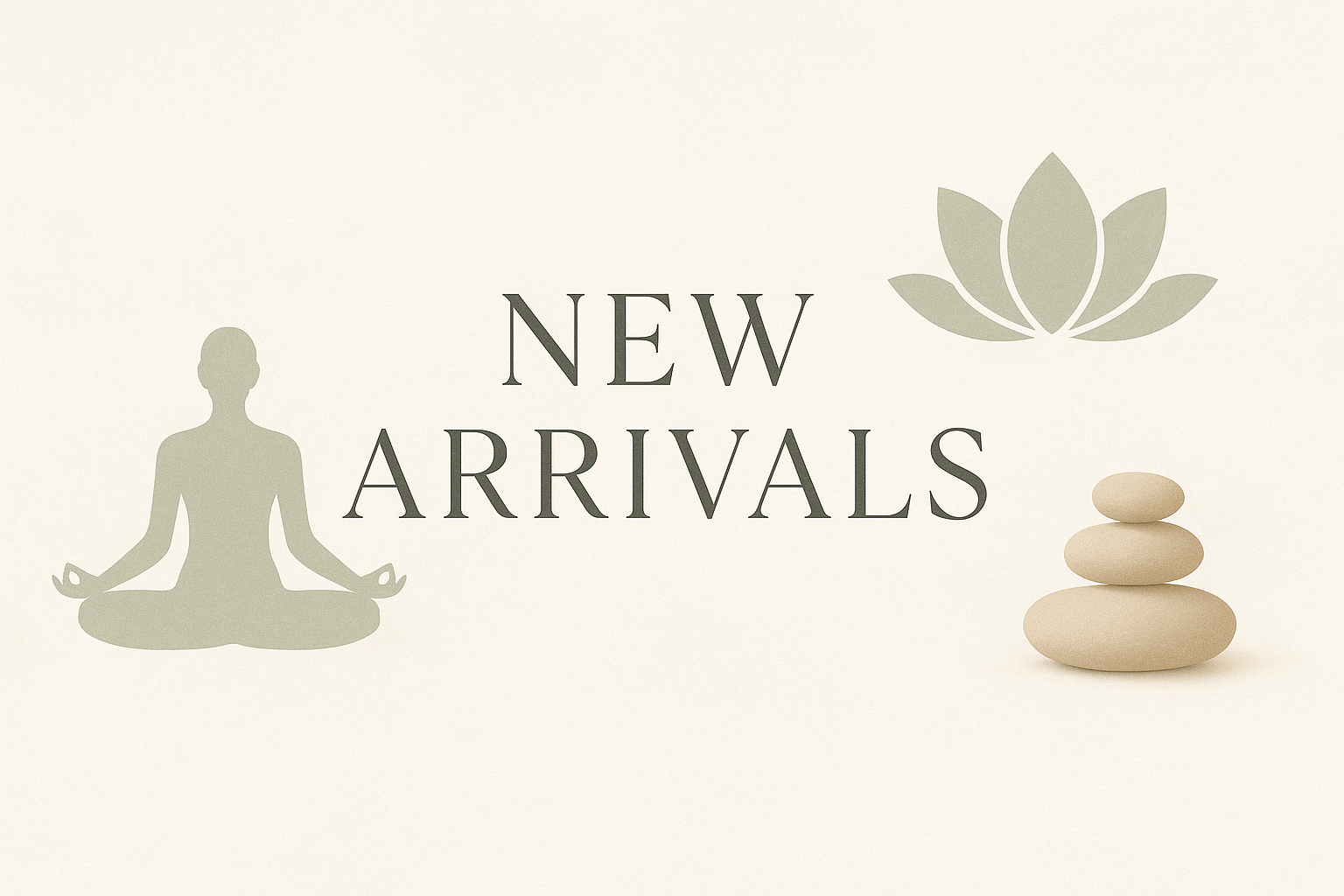 New Arrivals Banner Image for my luxury yoga brand